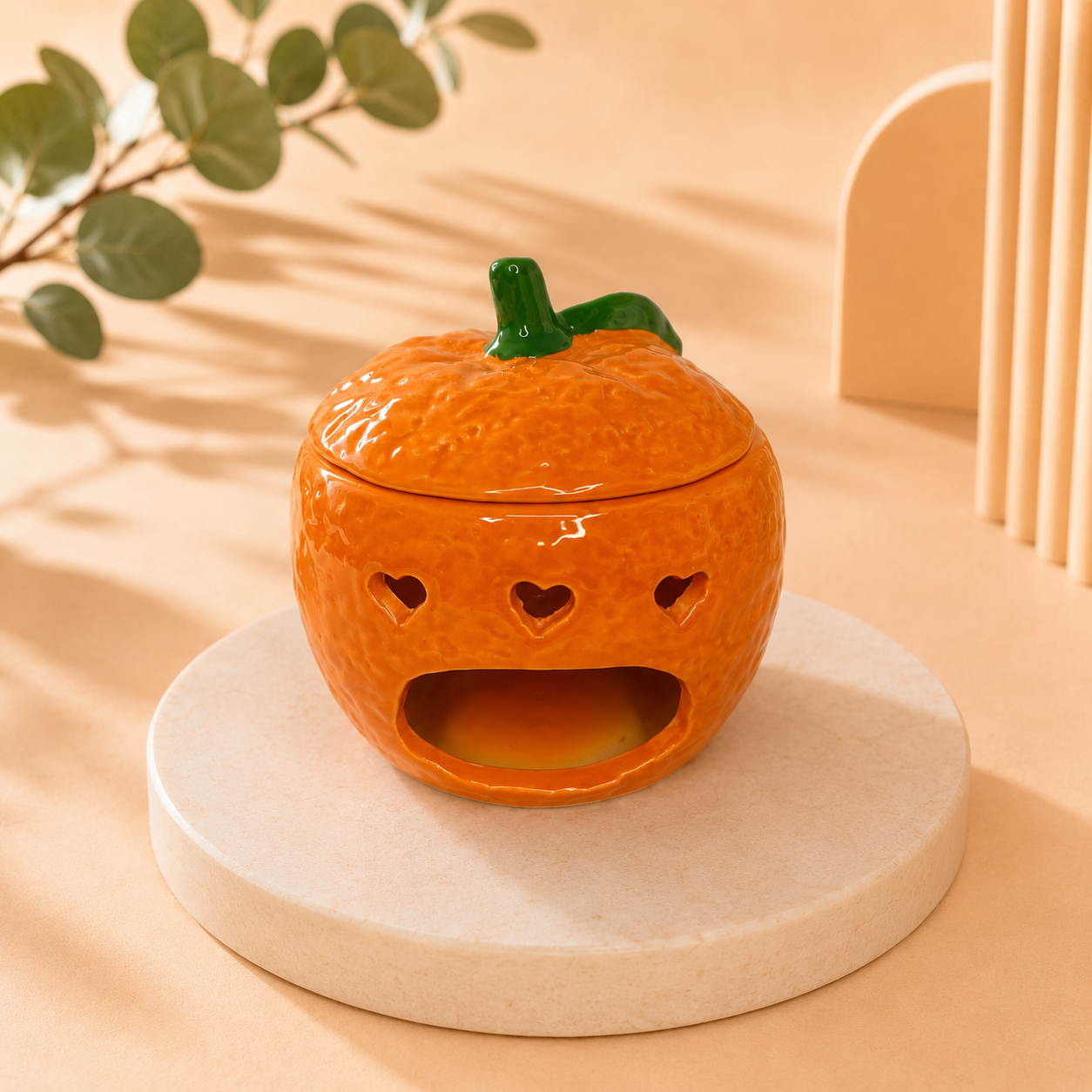 Quemador Naranja para Wax Melts y Esencias- Luz del Alba
