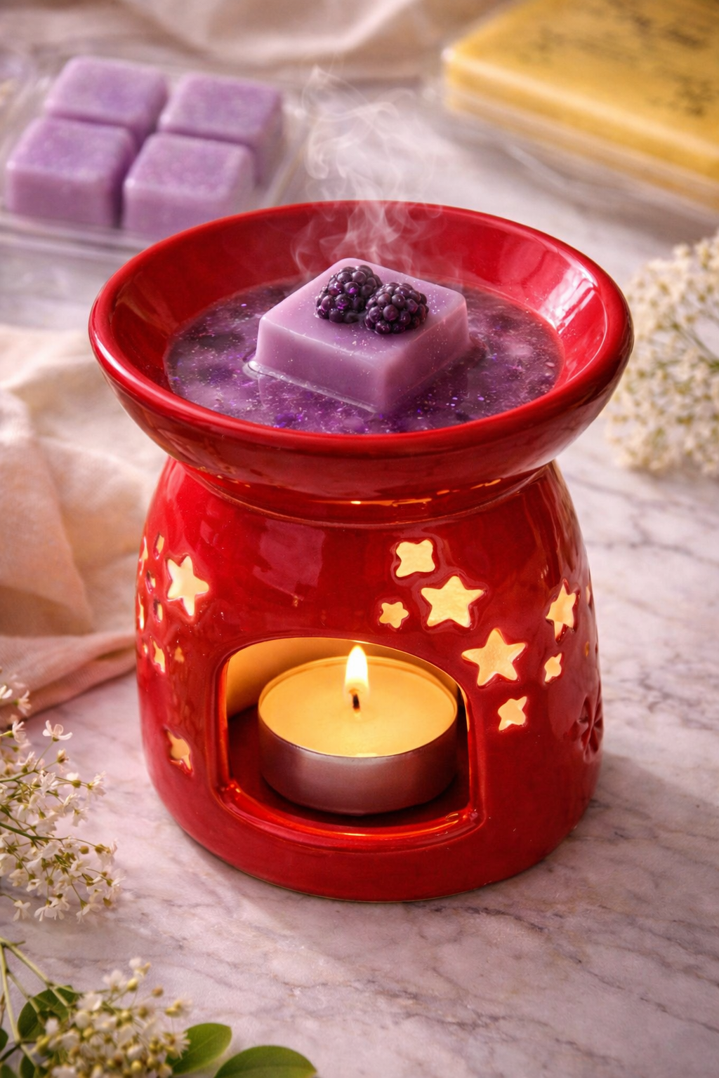 Wax Melts Bruma de Mora- Soy Wax Melts Frutales de Mora Silvestre- Luz del Alba