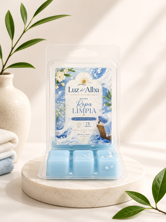 Wax Melts de Gel Ropa Limpia 75g