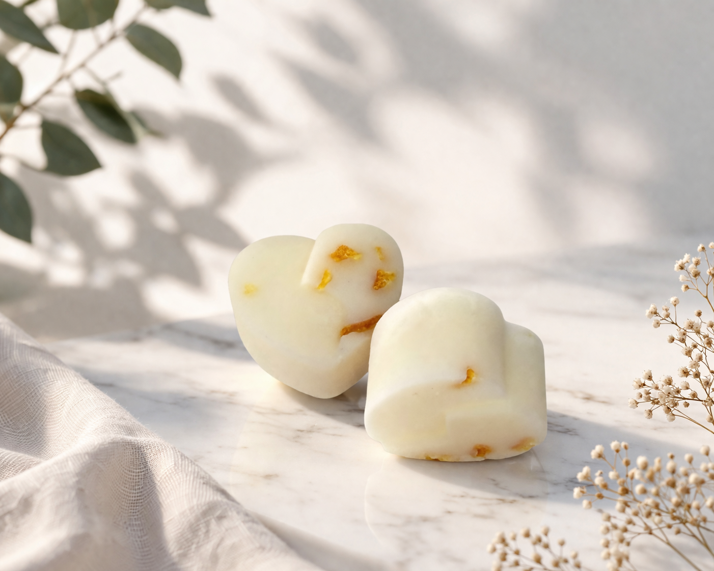 Wax melts Corazon- Bergamota, Lavanda y flor de cerezo Japones