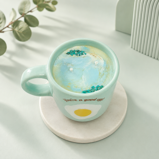 Vela de soja en taza reutilizable 300g- Edición Premium
