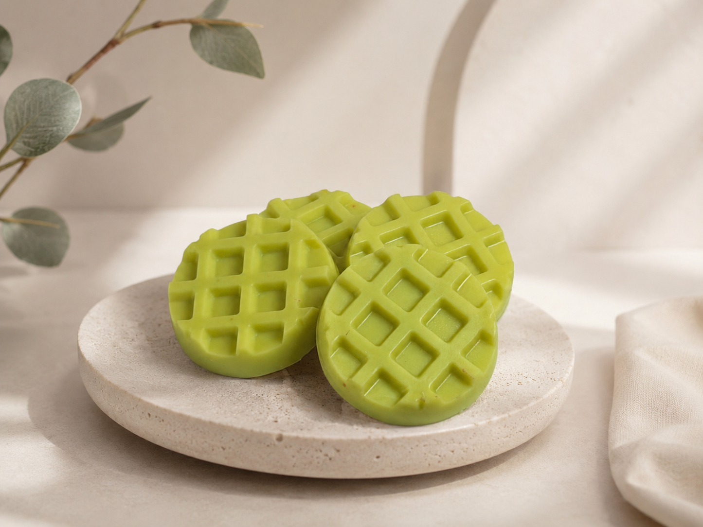 Waffles Aromáticos Pera & Limón- Wax Melts de Soja