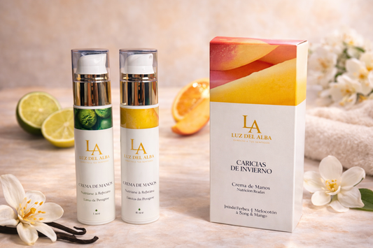 Pack Cremas de Manos Peonía Rosas & Bergamota +Tarta de Limón - Hidratación y Aroma 100 ml