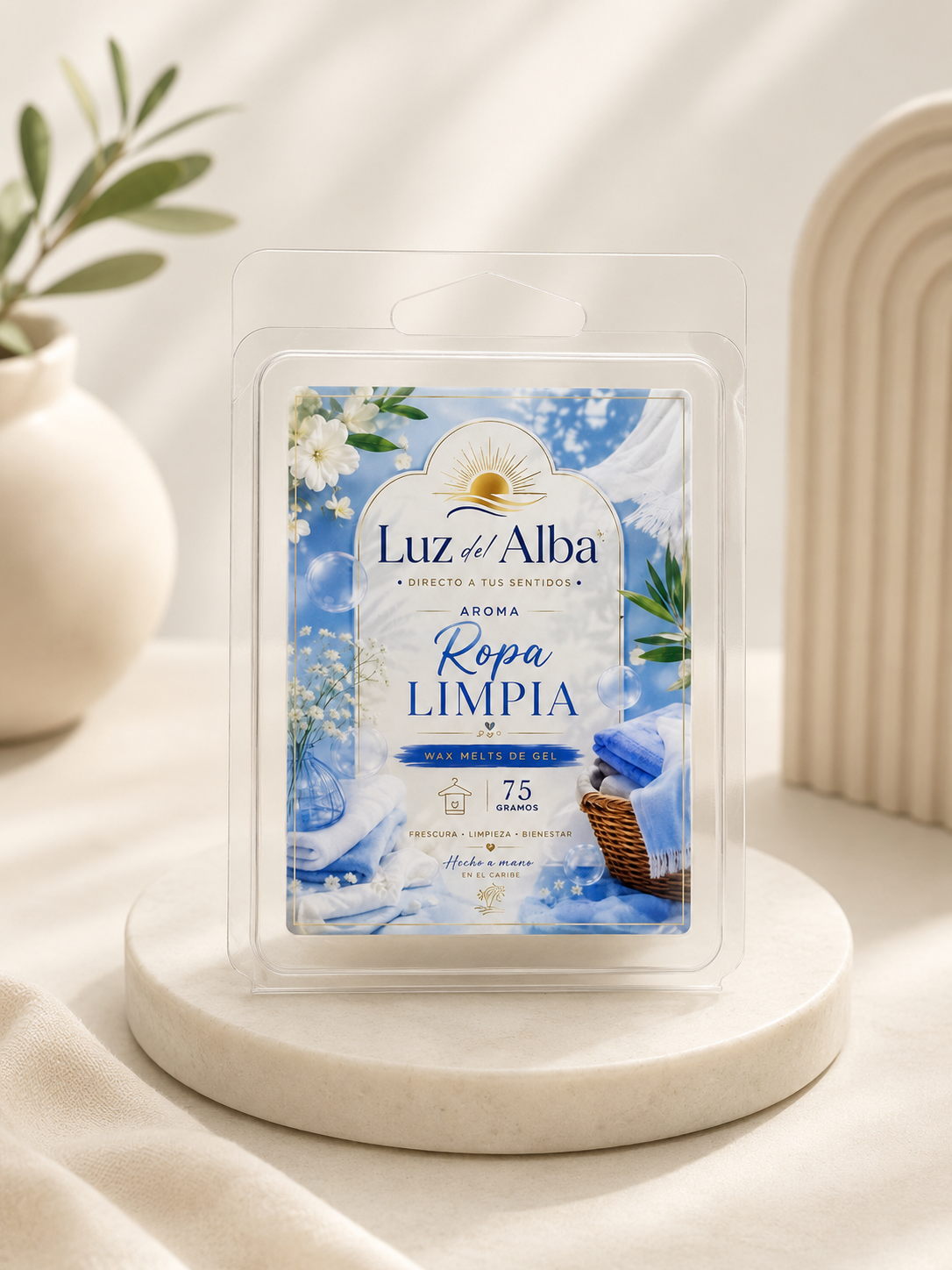 Wax Melts de Gel Ropa Limpia 75g