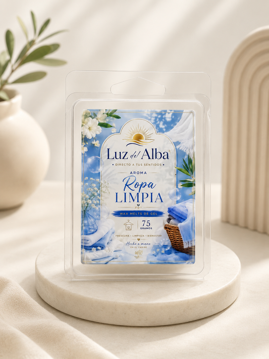 Wax Melts de Gel Ropa Limpia 75g