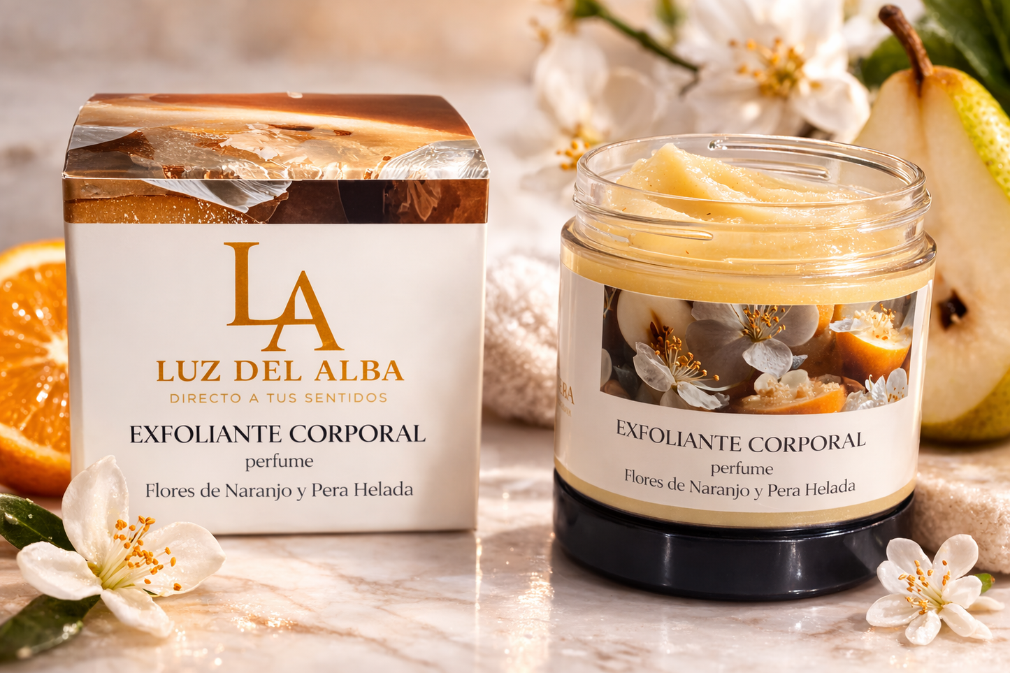 Exfoliante Corporal Pera Helada 200 ml- Scrub Corporal Natural Refrescante