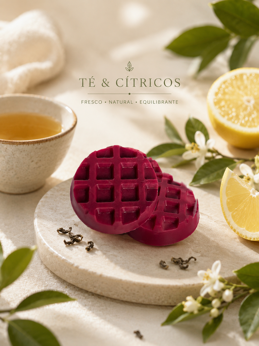 Waffles Aromaticos Té & Cítricos- Wax Melts de soja