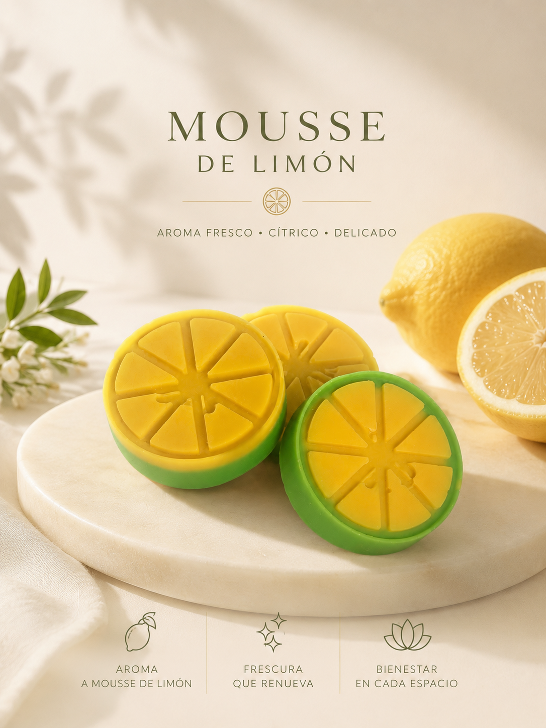 Mousse de Limon- Limones Aromáticos -Wax Melts