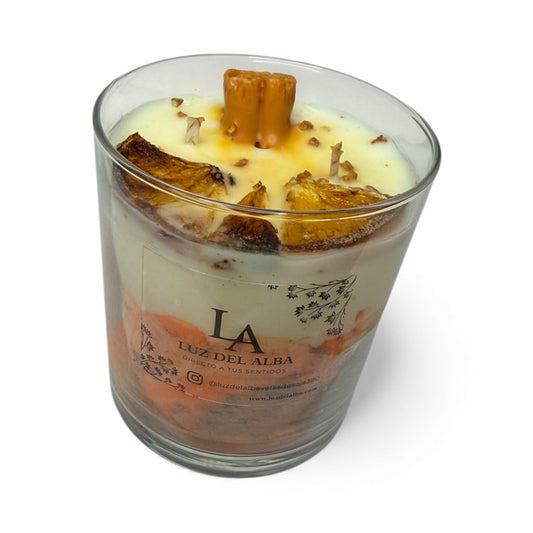 VELA CANELA & NARANJA